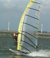 Martijn lekker aan het cruisen met zijn Mistral Echo en Arrows T-force 8.2